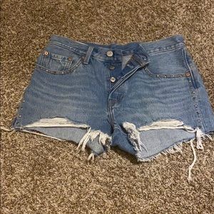 Levi 501 denim shorts